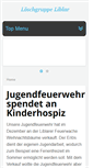 Mobile Screenshot of feuerwehr-liblar.de